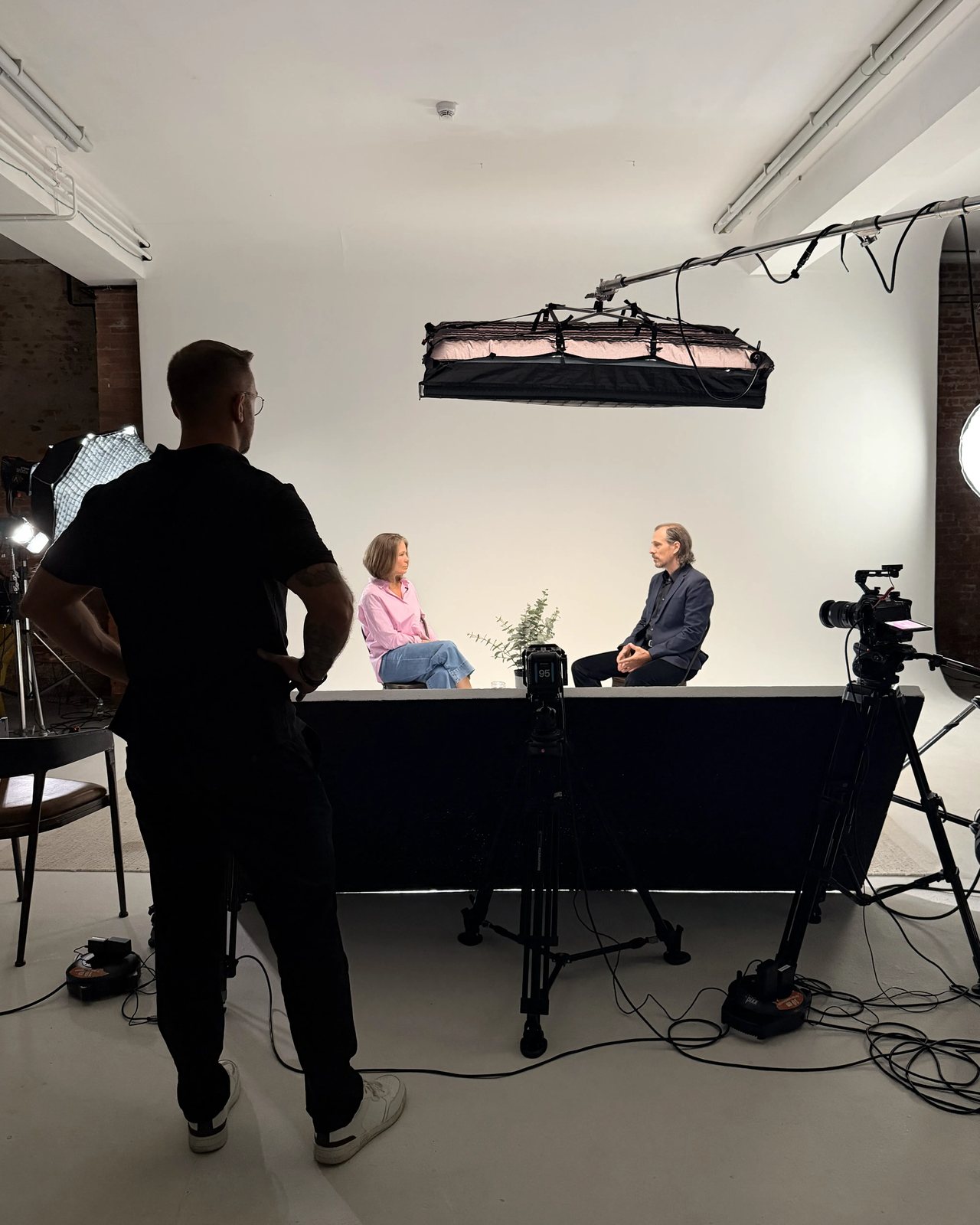 Interview-Produktion im Studio